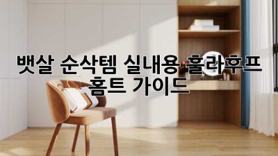 뱃살 순삭템? 실내용 훌라후프🤸‍♀️ 홈트 가이드